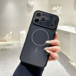 Liquid Silicone Handheld Magnetic Suction Accessory for Smartphone Covers - Instantly Transforms Into 17pm Fine Ring Ice-Sand, Phone Protection Accessories