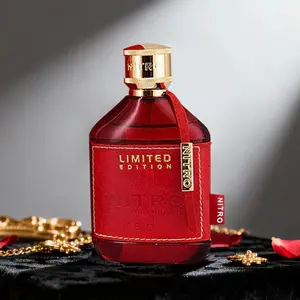 Nitro Red For Men EaParfum Spray 100ml 3.4 Fl Oz Luxurious Long Lasting Fragrance With Fruity Woody Floral Masculine Notes Best Gift