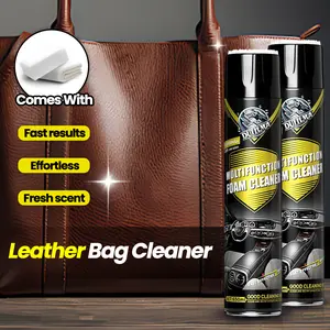 22oz Leather Bag Cleaner Foam | Safe For Leather, Remove Stains & Keep Bags Looking New | Free Kit Included