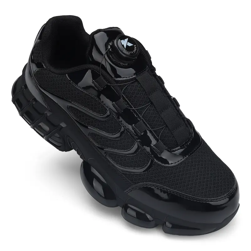Unisex Steel Toe Safety Sneaker - Lightweight, Non-Slip, Puncture-Proof Composite Toe Versatile Work Shoes, Buckle Strap Footwear for Workers, All Seasons Indestructible Work & Safety Footwear