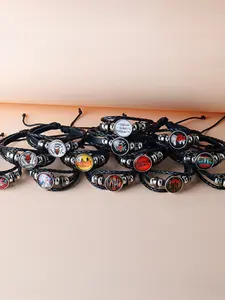 Stranger Things 4 Hellfire Club Demogorgon Bracelet - Glow-in-The-Dark Resin Time Capsule with Hellfire Logo & Monster Flower, Eddie Munson Inspired Jewelry, Valentine's Gift for Fans, TikTok Viral D&D Fantasy Accessory