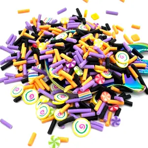 Halloween Candy & Sprinkles Polymer Clay Pieces