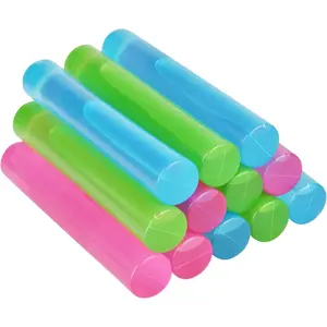 12 Pack Reusable Ice Cubes for Drinks Quick Freeze Reusable Water Bottle Ice Stick BPA Free Washable Plastic Ice Cubes for Whiskey Wine Coffee Multicolor