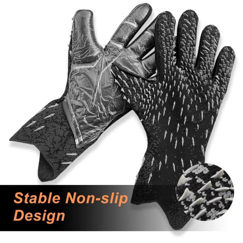 Goalkeeper Goalie Soccer Gloves Kids Youth and Adults High Performance Goalkeeper Gloves, Breathable Soccer Goalkeeper Gloves with Strong Grips Palms