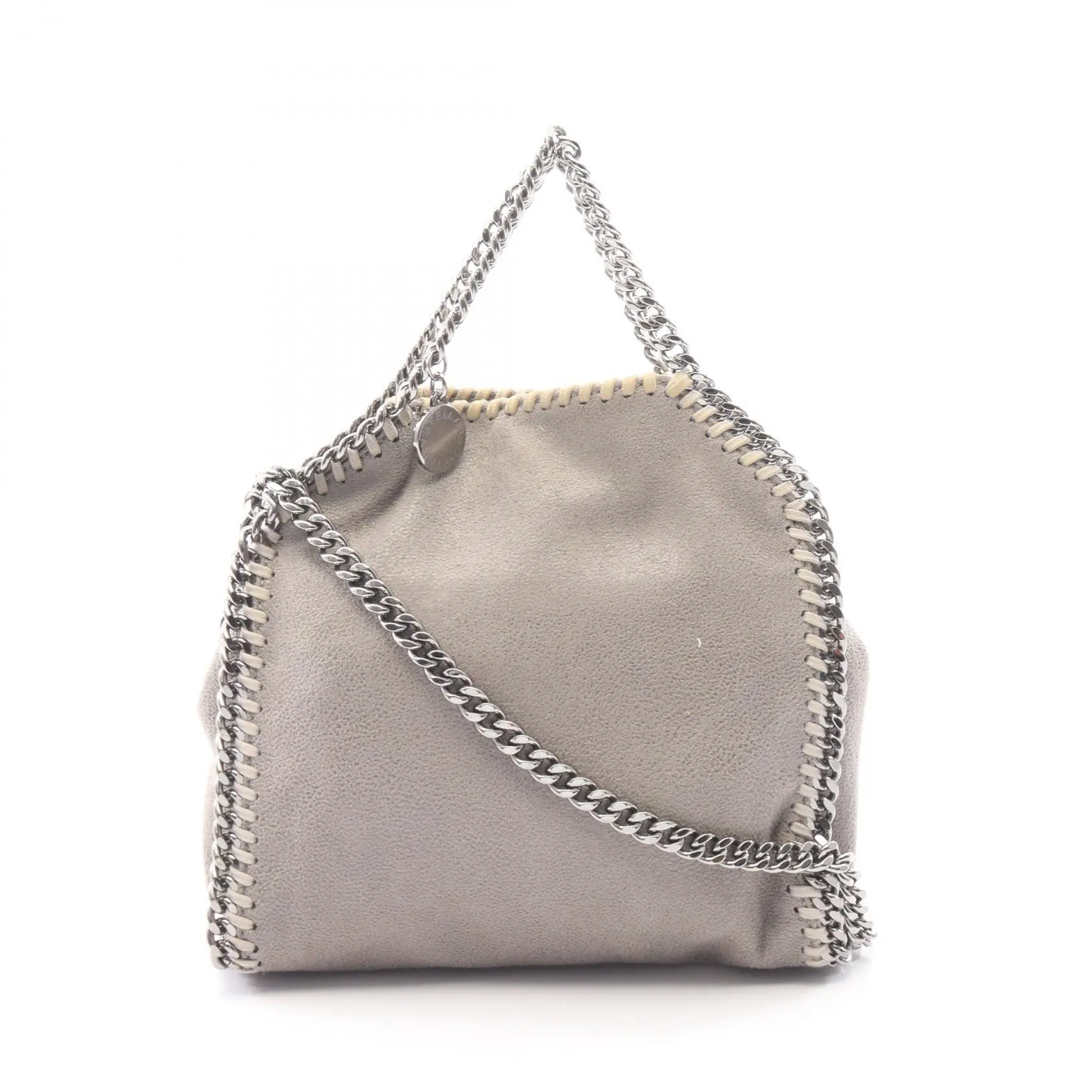 Pre-owned Stella McCartney Vegan Leather Shoulder Bags Falabella Tiny Faux Leather 2way Shoulder Bag