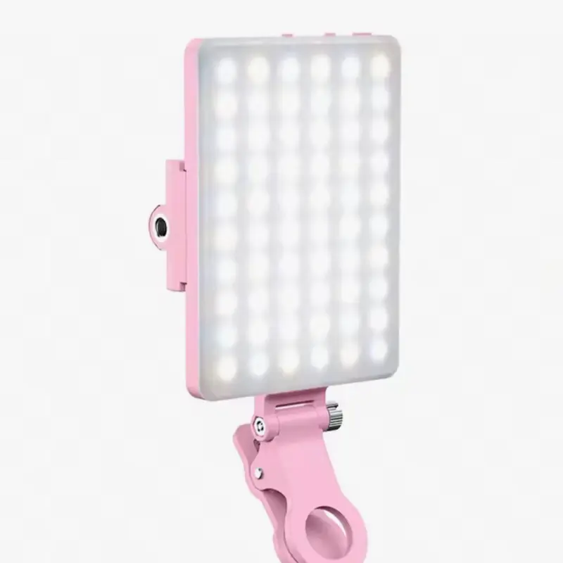 Selfie Light for Phones, Laptops, Tablets - Front & Back Clip, 3 Adjustable Light Modes for Camera Photography & Video