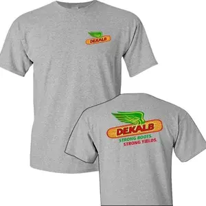 Dekalb Corn Harvest Tee, Classic Men's Shirt, Vintage Farm Graphic Casual Cotton, Menswear Top