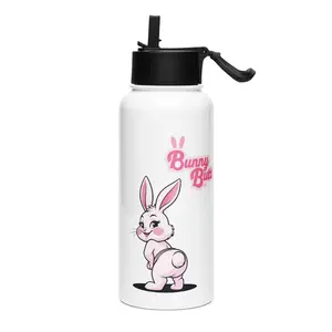 Stainless Steel Water Bottle - Straw Lid