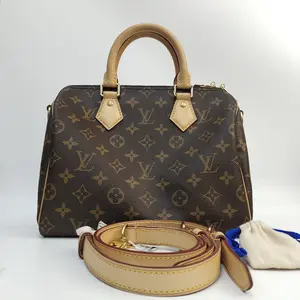 Pre-owned Louis Vuitton coated canvas Shoulder Bags Speedy 25 Bandouliere senza 123 coupon