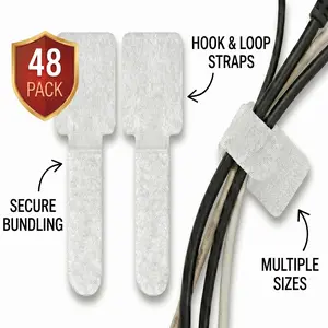 [NEW][MungKopin]Velcro Hook and Loop Adhesive Strap Reusable Fastener Stick-On Strap Velcro Tape Adjustable Strap Hook-and-Loop Closure Self-Adhesive StrapAdjustable Durable / Long-Lasting Strong / Heavy-Duty Reusable / Multi-Use Easy-to-Use / Convenient
