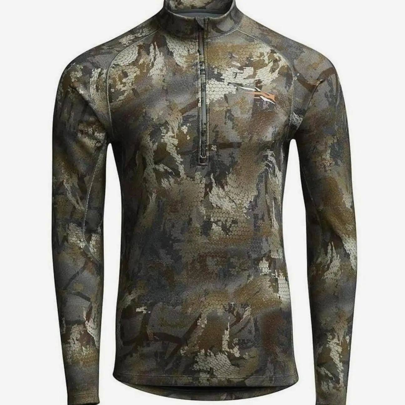 Heavyweight Half Zip Realtree Camo Long Sleeve Zip Shirt | Outdoor Performance Wear