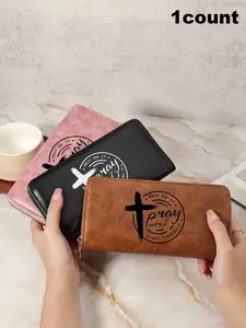 Fashionable Women's Letter Design Long Wallet, Fashionable Wallet with Multiple Card Slots, Women's Multi-functional Card Clip, Elegant Stylish Purse, Fashionable Versatile Purse, Card Holder Wallet