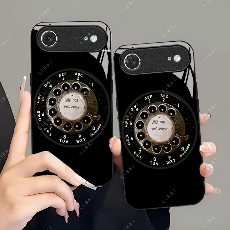 Suitable for [iPhone 17 Air] High-end phone case🤩, featuring a vintage rotary dial pattern🥰✨, with a high-end, stylish, and minimalist design，drop-resistant, affordably priced，fingerprint-resistant  995