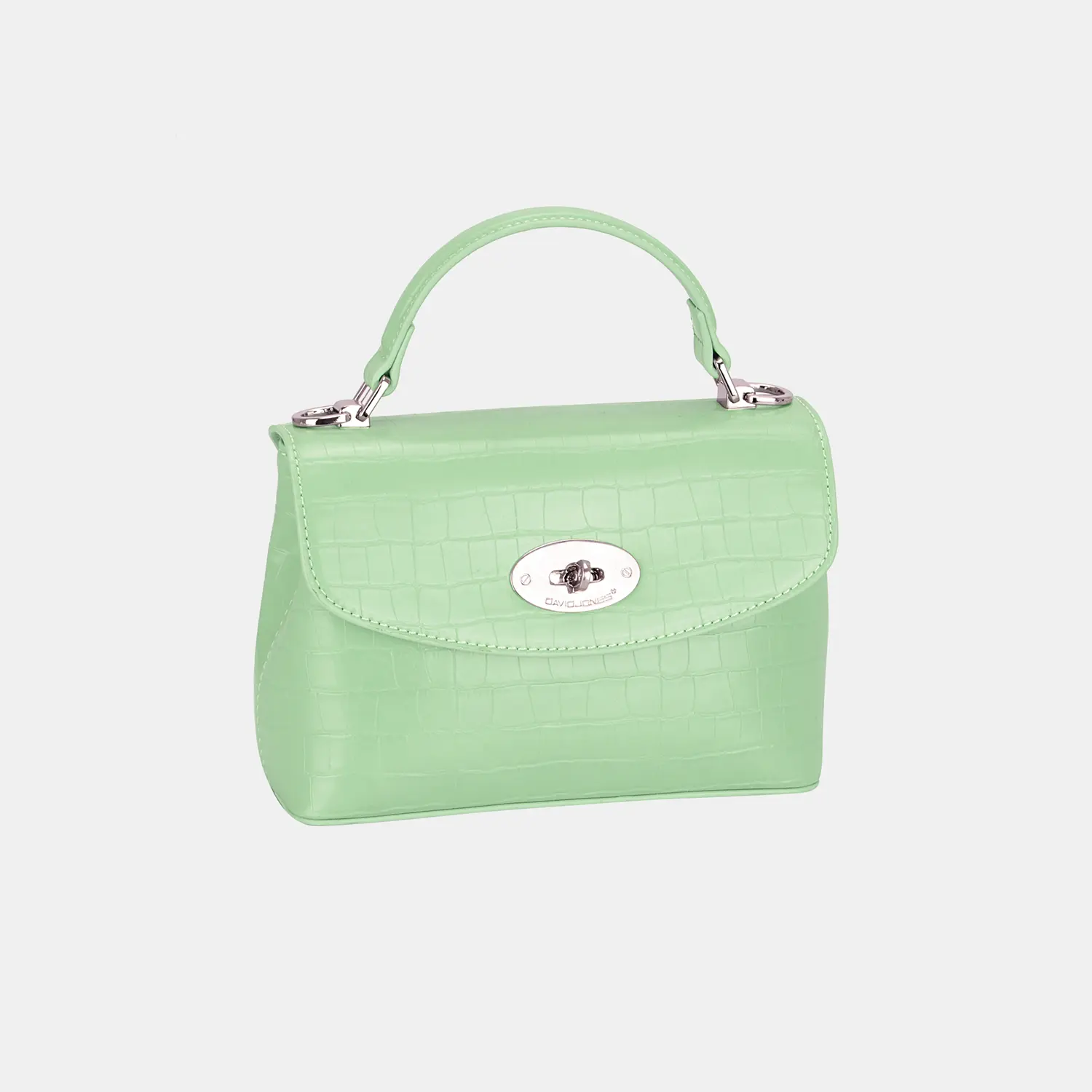 David Jones Texture PU Leather Handbag for Women