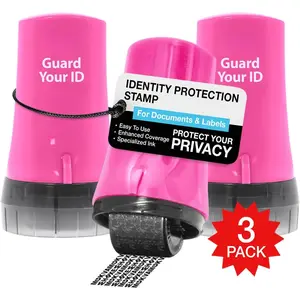 Guard Your ID  2.0 Rollers Identity  Marker for Blocking Out Address, Private, Prescription Information (Regular 3-Pack, )