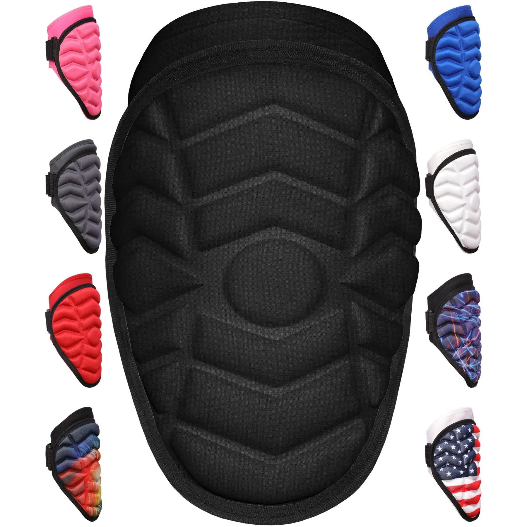 Exxact Sports Defender Durable Protective Elbow Guard - Adjustable-Strap Arm Pad, Elbow Sleeves for Youth Batters (Baseball, Softball Compatible)