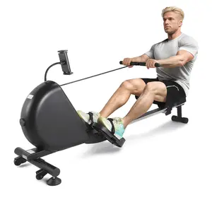 Rowing Machines for Home - Magnetic/Water Rowing Machine with Upgrade 16 Resistance Levels, 350 Lb Weight Capacity