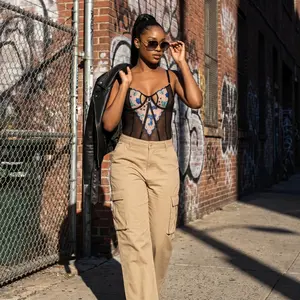 Black Mesh Bodysuit for Summer | Sheer & Breathable Butterfly One Piece Lingerie | Curvy Fit S to XXL | Sexy TikTok Trending Look,Casual Dresses