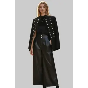 Dazzling Black Culotte Pants