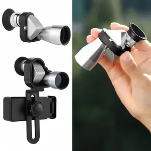 8x20 Mini Pocket Monoscope - Crisp Focus & HD Clarity | Compact Hunting, Hiking, Birding Travel Scope High Definition Binoculars