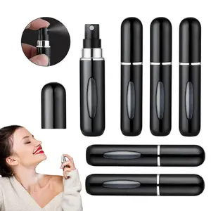 5PCS Cologne Travel Bottles, Refillable Perfume Atomizer, Mini Spray Bottles Small Cologne Sprayer for Daily Use & Travel