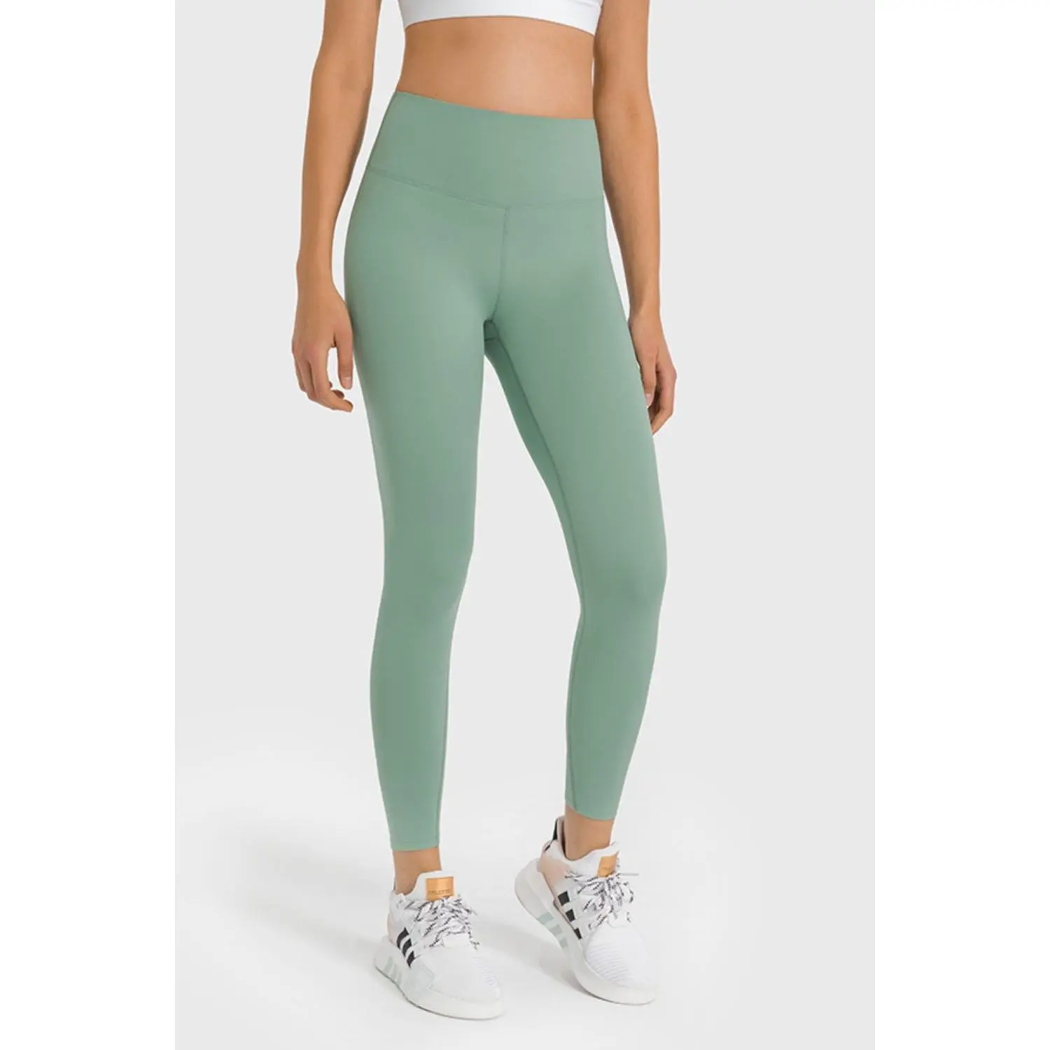 High Waist Ankle-Length Yoga Leggings