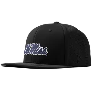 University of Mississippi "Ole Miss Navy Script" Flat Elite XGen™