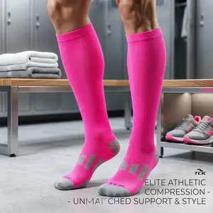 Football Scrunch Socks - Extra-Long Moisture-Wicking Over the Calf Athletic Socks for Youth Boys Men | Pre-Scrunched Design for Sports Performance Comfort | Made in USA | Breathable Durable Team Socks for Soccer Training Running Workout