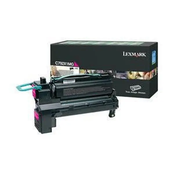 Lexmark C792 Series Magenta Print Cartridge - Genuine OEM Extra High Yield Return Program Cartridge, 20000 Pages, 20,000 Pages