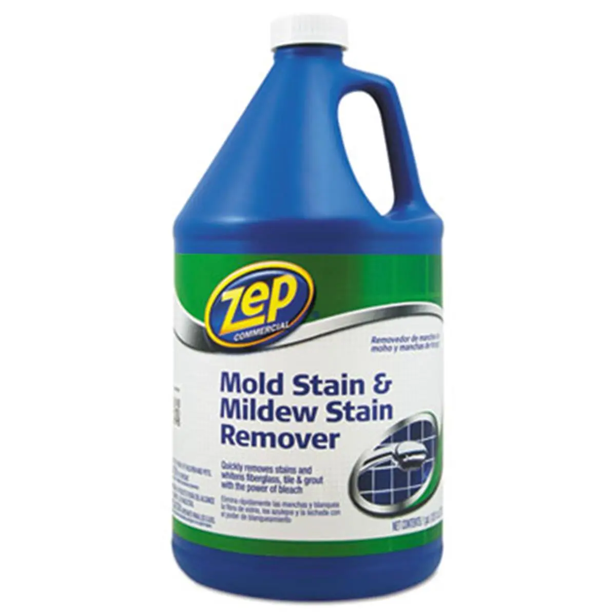 212 MAIN ZPE ZUMILDEW128E 1 gal (9.25 lbs) Commercial Household Mold/Mildew Stain Remover Liquid Cleaning Agent with Bleach Power, Safe for Acrylic, Ideal for Tile, Sinks, Tubs