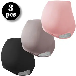 3 Pack Maternity Underwear for Pregnant Women | Abdominal Support Pregnancy Underwear – Breathable Elastic Waist, No Fading for Daily Wear & Postpartum Recovery (S-XL)