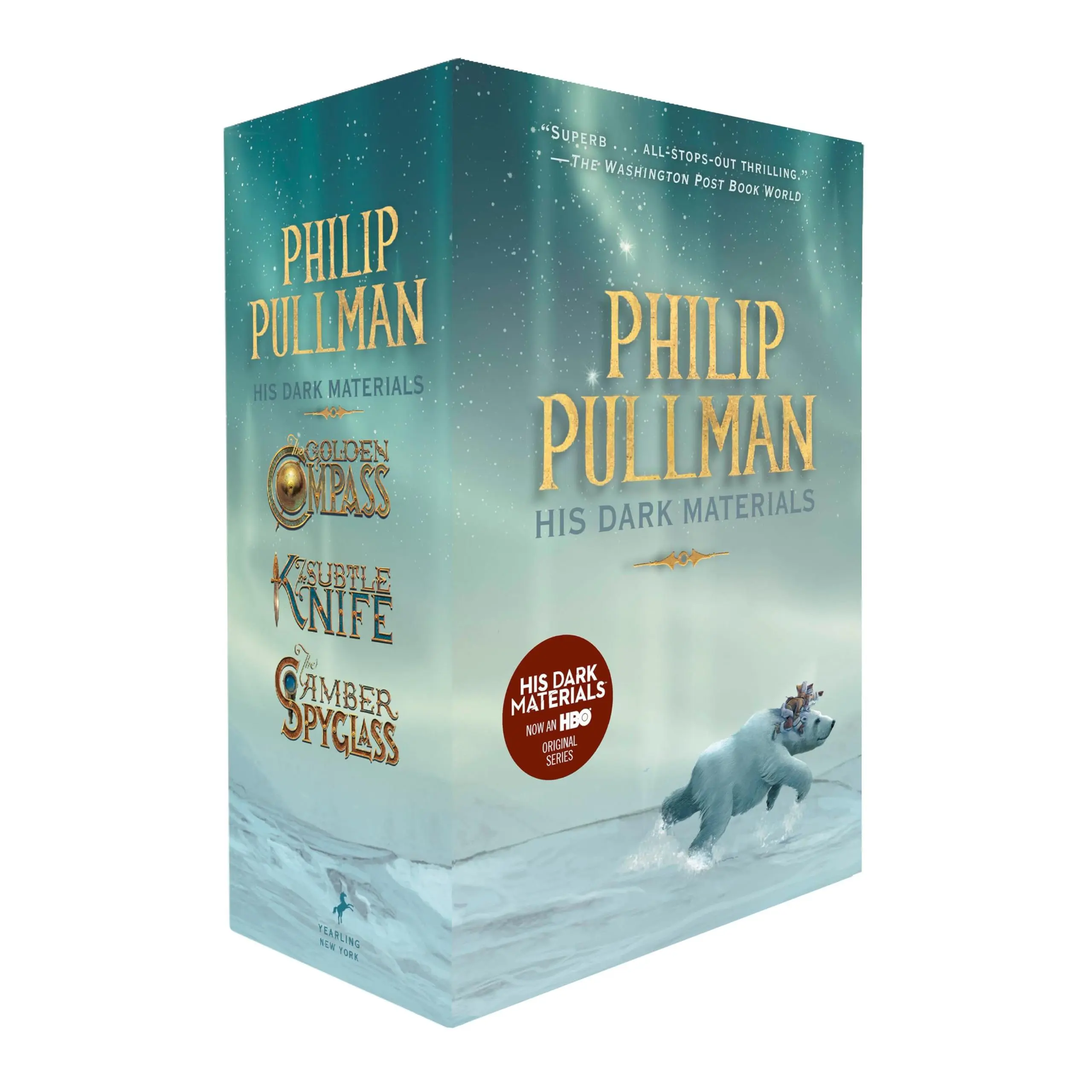 His Dark Materials 3-Book Paperback Boxed Set: The Golden Compass; The Subtle Knife; The Amber Spyglass -- Philip Pullman - Boxed Set