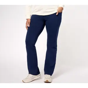 Denim & Co. Active Duo Stretch Tall Lightly Boot Pant w/ Pockets