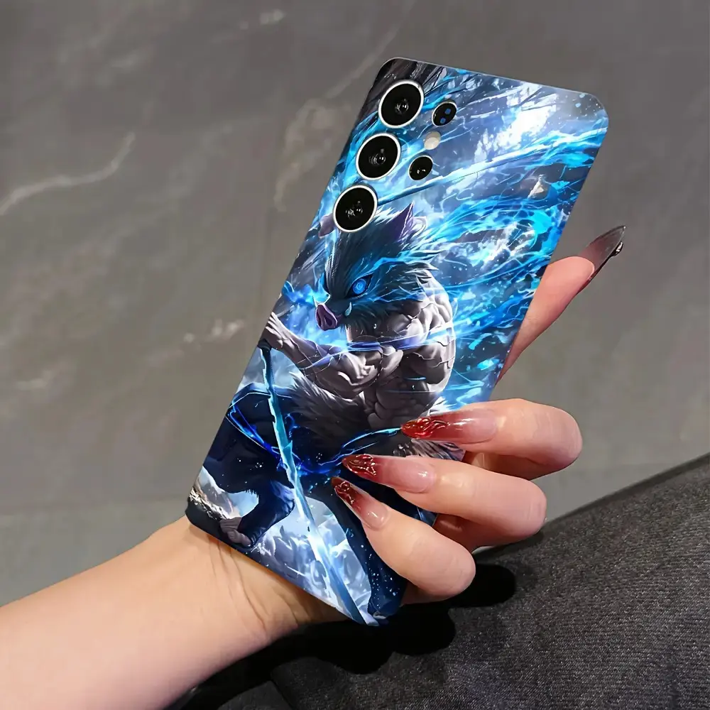 Popular Anime D-Demons S-Slayers Phone Case Compatible with for samsung for galaxy S25 S24 S23 S22 S21 FE Ultra Plus 4G 34G, Featuring Lens Protection And Shockproof Hard PC Back.