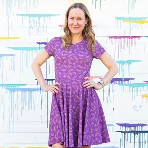 Adult "Emergence" Cicadas Super Twirler Dress with Pockets