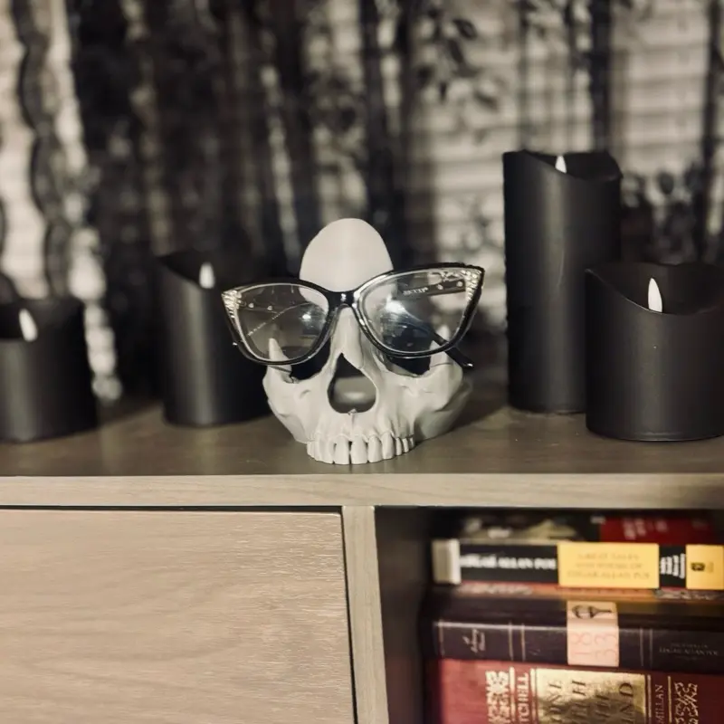 Skull Glasses Stand and Jewelry Holder