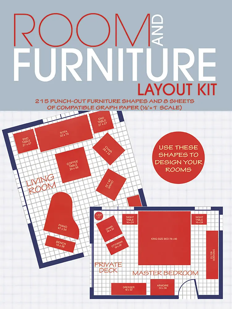 USED Book - Room and Furniture Layout Kit by Hendler, Muncie (Paperback) - english