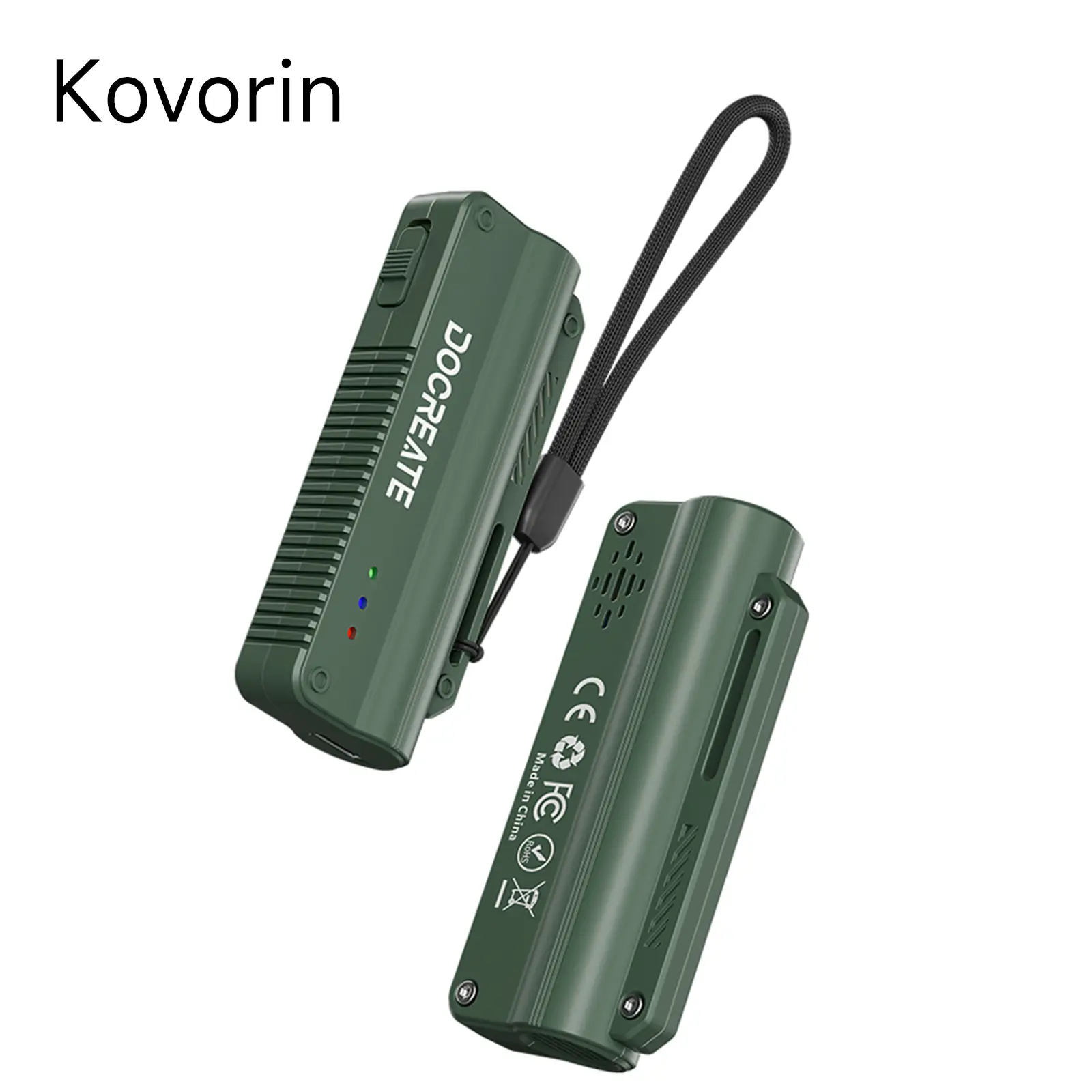Kovorin Natural Gas Propane Detector with Buzzer Alarm | 10+ Gases Detection Carbon Monoxide Gas Tester | Rechargeable Portable Gas Sensor for Home RV Camping