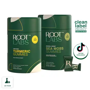 Root Labs Turmeric 60s + Sea Moss Gummies Combo 60s