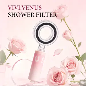Vivi.venus Shower Vitamin C Filtered Shower Headwith Handheld, Aromatherapy Skincare & HairCare Showerhead with Filters for Hard Water