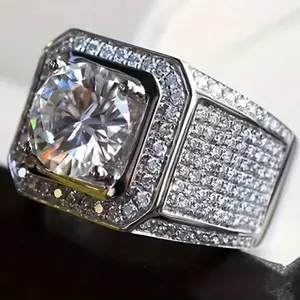 Classic Lab Cubic Zirconia Alloy Playboy’s Business Men Biker’s Macho Size 10