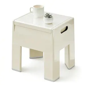 Nordic Aesthetic Bedside Table - Multifunctional Mushroom Stool & Side Table, Premium Matte Finish, Space-Saving Chic Furniture for Modern Apartments