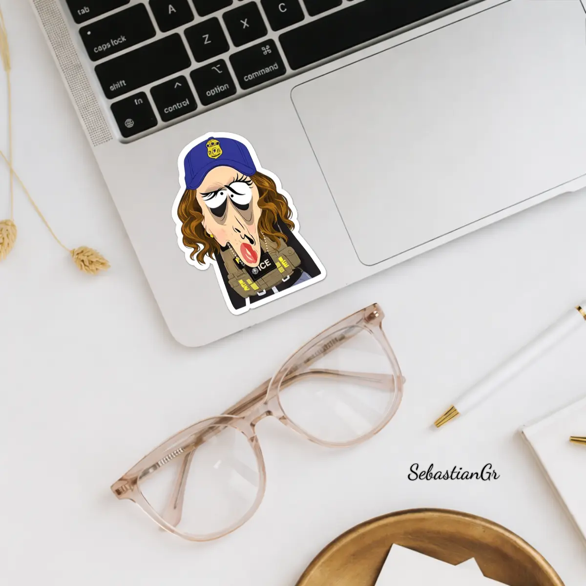 Kristi Noem South Park Meme Sticker, Political Vinyl Decal, Laptop ...