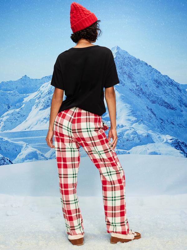 Old Navy Women's Mid-Rise Plaid Flannel Pajama Pants for Women Old Navy Women's Mid-Rise Plaid Flannel Pajama Pants for Women