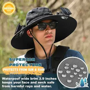 Solar Powered Magnetic Outdoor Hat