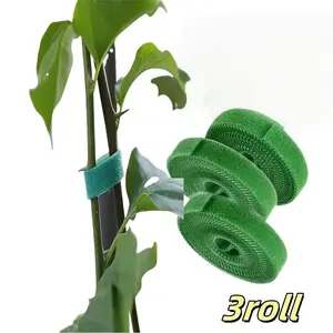 5 Pack Self-Adhesive Plant Tie Tape for Garden Support, Flexible Tape for Vines Stems and Wires, Versatile Back to Back Magic Tape for Safe Gardening Tasks, Garden Supplies