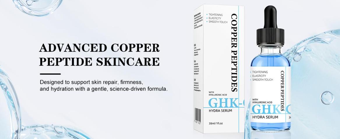 buy topical ghk cu serum GHK Cu Peptide Serum 30 ml, Copper Peptide Serum with Hyaluronic Acid for  Tightening, Collagen Boosting