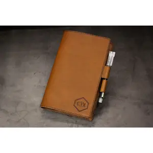 Leather Notebook Cover Set - Walnut Minerva
