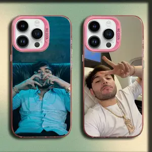 Singer T-Tito Double P Phone Case For iPhone 16,15,14,13,12,11,Mini,Pro,SE,MAX Pink Matte Silicone Cover