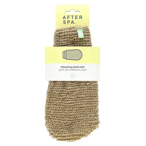 AfterSpa Cleansing Sisal Mitt, 1 Mitt